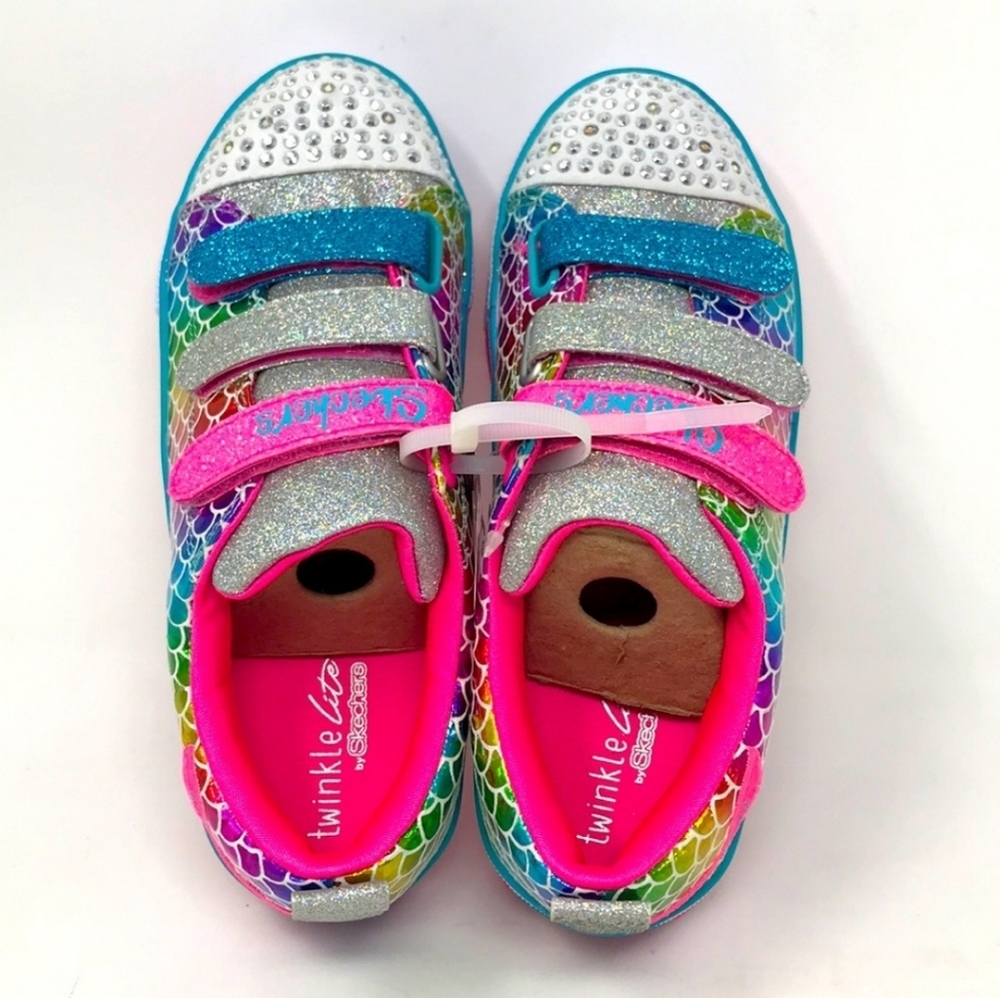 Girl's Mermaid Skechers Size 3 NWT
